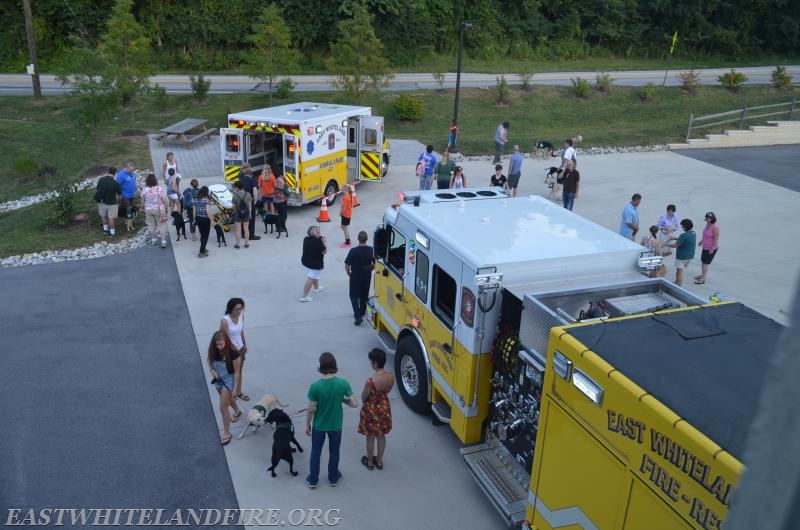 Our K9 friends came to visit Station 5 in September 2016. A request by the Chester County Seeing Eye Puppy Club to have their service dogs become familiar with firefighters and equipment in the event they come into contact with them during their service.